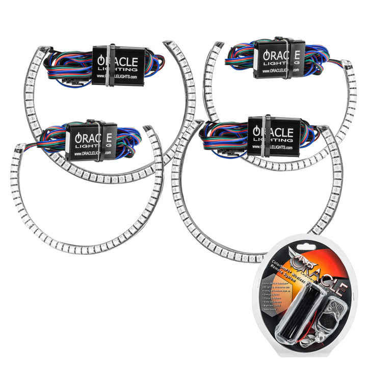 Oracle Dodge Challenger 08-14 LED Waterproof Halo Kit - ColorSHIFT