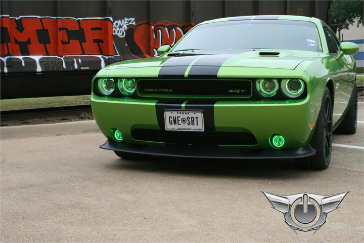 Oracle Dodge Challenger 08-14 Halo Kit (ProjectorHL) - ColorSHIFT