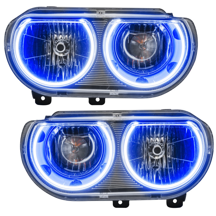 Oracle 08-14 Dodge Challenger SMD HL (Non-HID) - ColorSHIFT w/o Controller
