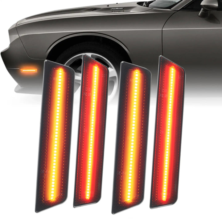 Oracle 08-14 Dodge Challenger Concept Sidemarker Set - Tinted - No Paint
