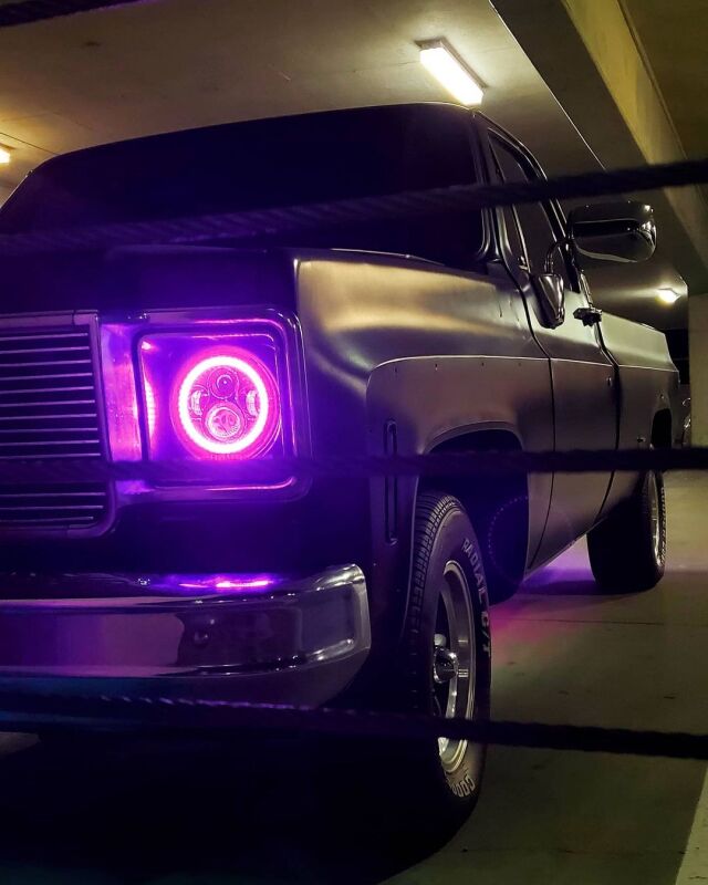Oracle 7in High Powered LED Headlights - Black Bezel - ColorSHIFT