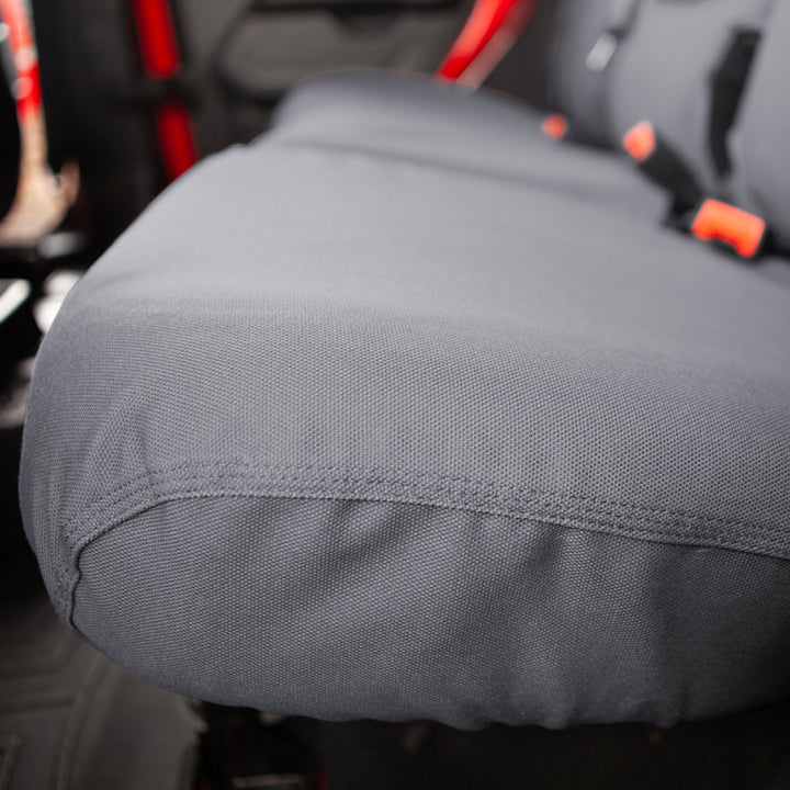 Covercraft 18-21 Jeep Cherokee Carhartt SeatSaver Custom Front Row Seat Covers - Gravel