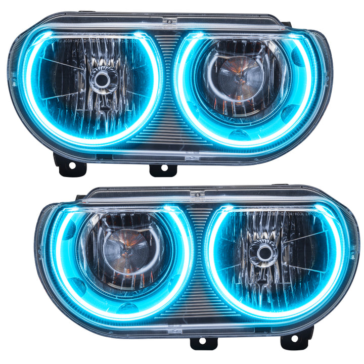 Oracle 08-14 Dodge Challenger SMD HL (Non-HID) - ColorSHIFT w/ 2.0 Controller
