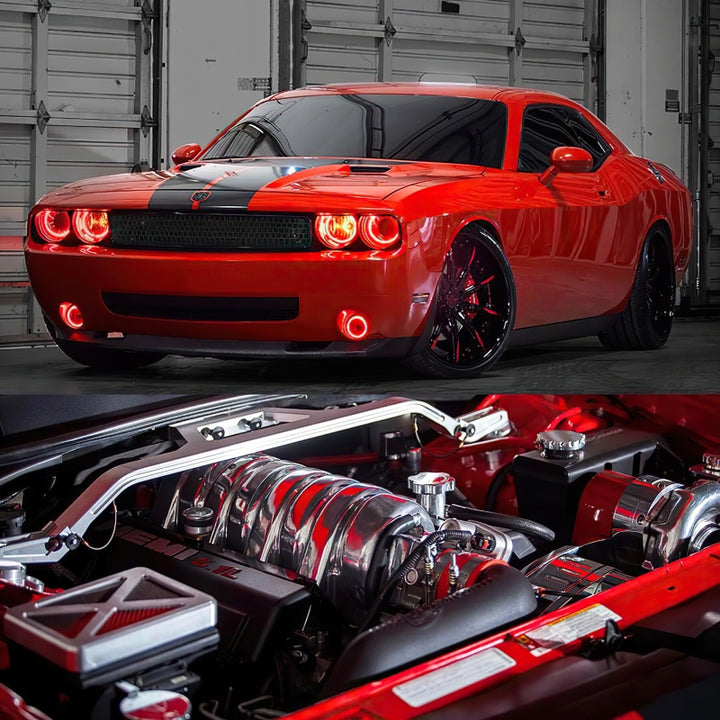 Oracle Dodge Challenger 08-14 Halo Kit (NonProjectorHL) - ColorSHIFT w/ 2.0 Controller