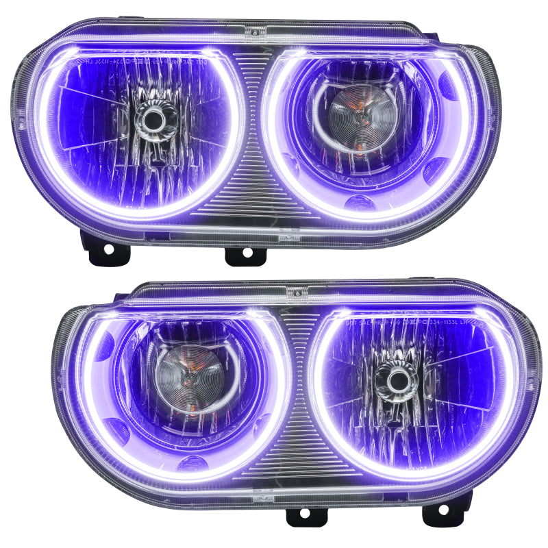 Oracle 08-14 Dodge Challenger SMD HL (Non-HID) - ColorSHIFT w/ 2.0 Controller