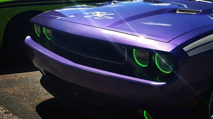 Oracle Dodge Challenger 08-14 Halo Kit (ProjectorHL) - ColorSHIFT w/ BC1 Controller