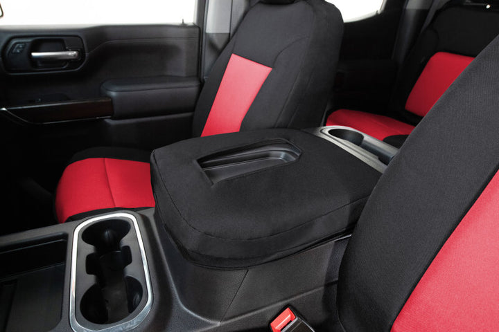 Covercraft 11-18 Dodge Ram Endura PrecisionFit Custom Second Row Seat Covers - Red/Black