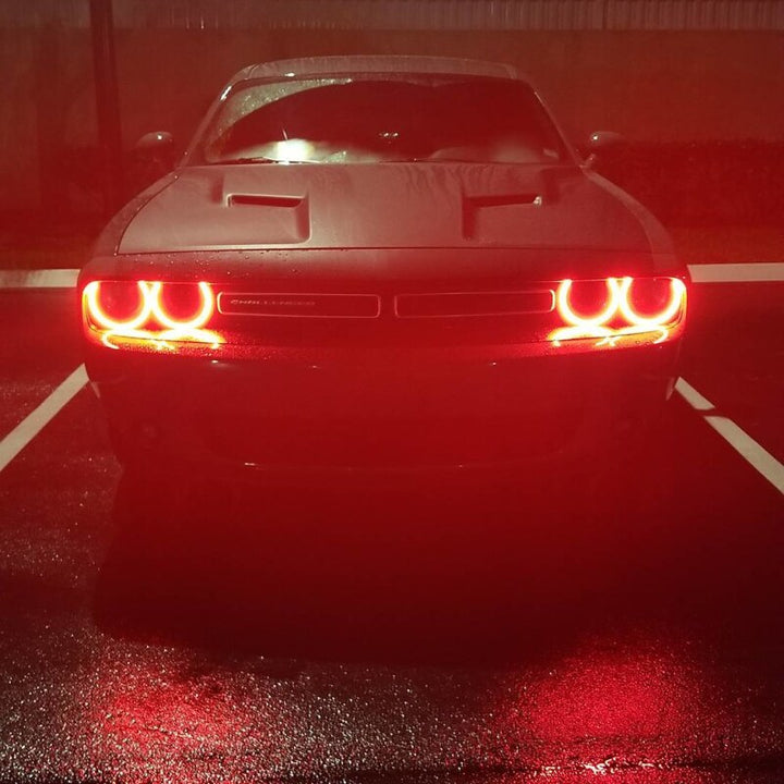 Oracle 15-21 Dodge Challenger Dynamic Surface Mount Headlight Halo Kit - - Dynamic