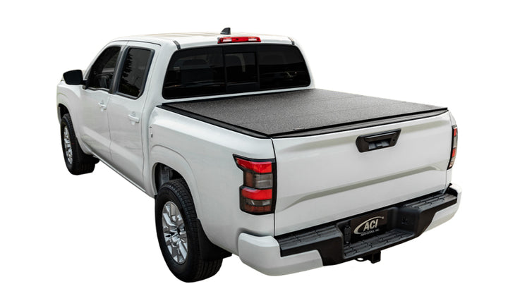 Access LOMAX 2022+ Nissan Frontier 6ft Bed Tri-Fold Hard Cover - Black Urethane