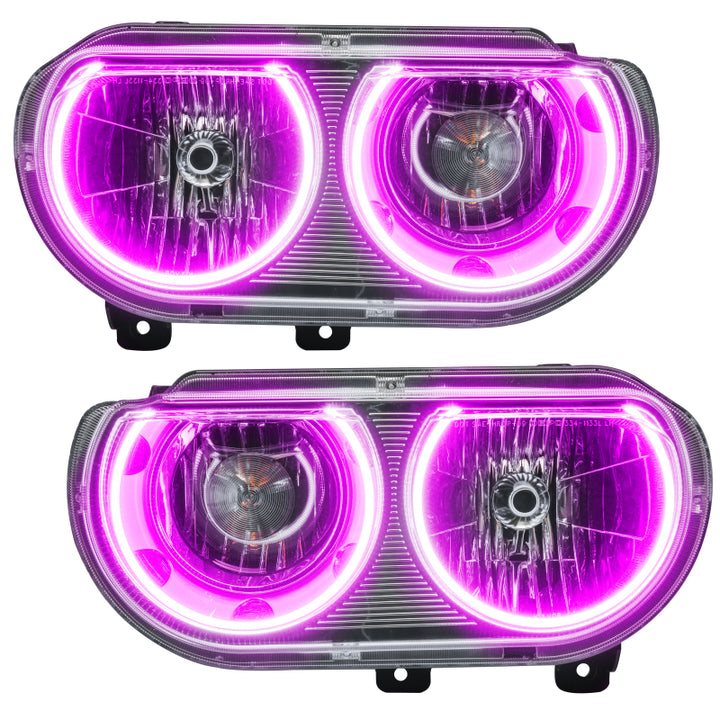 Oracle 08-14 Dodge Challenger SMD HL (Non-HID) - ColorSHIFT w/ Simple Controller