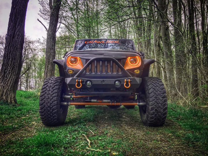 Oracle 7in High Powered LED Headlights - Black Bezel - ColorSHIFT