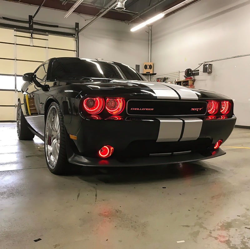 Oracle Dodge Challenger 08-14 Halo Kit (ProjectorHL) - ColorSHIFT w/o Controller