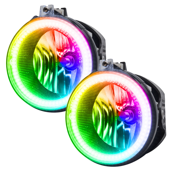 Oracle Dodge Challenger 08-14 LED Fog Halo Kit - ColorSHIFT