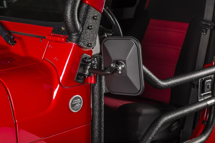 Rugged Ridge 97-18 Jeep Wrangler Textured Black Rectangular Stubby Tra ...