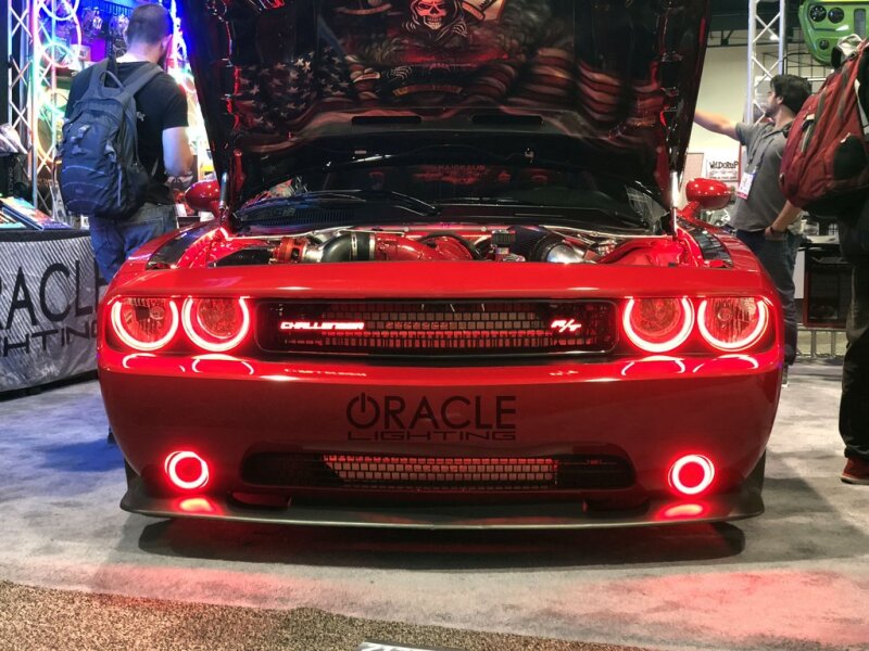 Oracle Dodge Challenger 08-14 LED Waterproof Halo Kit - ColorSHIFT w/ 2.0 Controller
