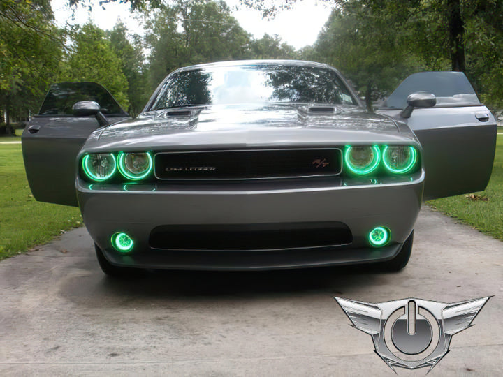 Oracle Dodge Challenger 08-14 Halo Kit (ProjectorHL) - ColorSHIFT w/ 2.0 Controller