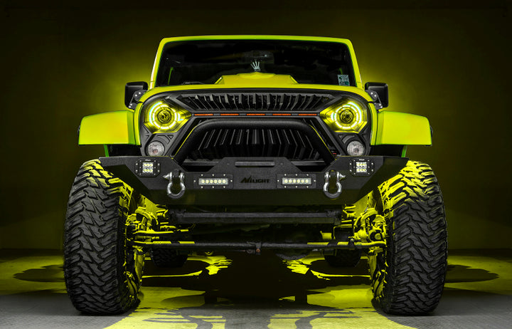 Oracle Oculus 7in ColorSHIFT Bi-LED Projector Headlights for Jeep Wrangler JK