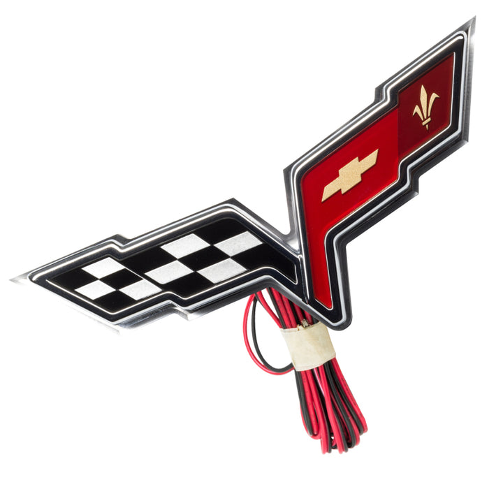 Oracle Chevrolet Corvette C6 Illuminated Emblem - Dual Intensity - Aqu ...