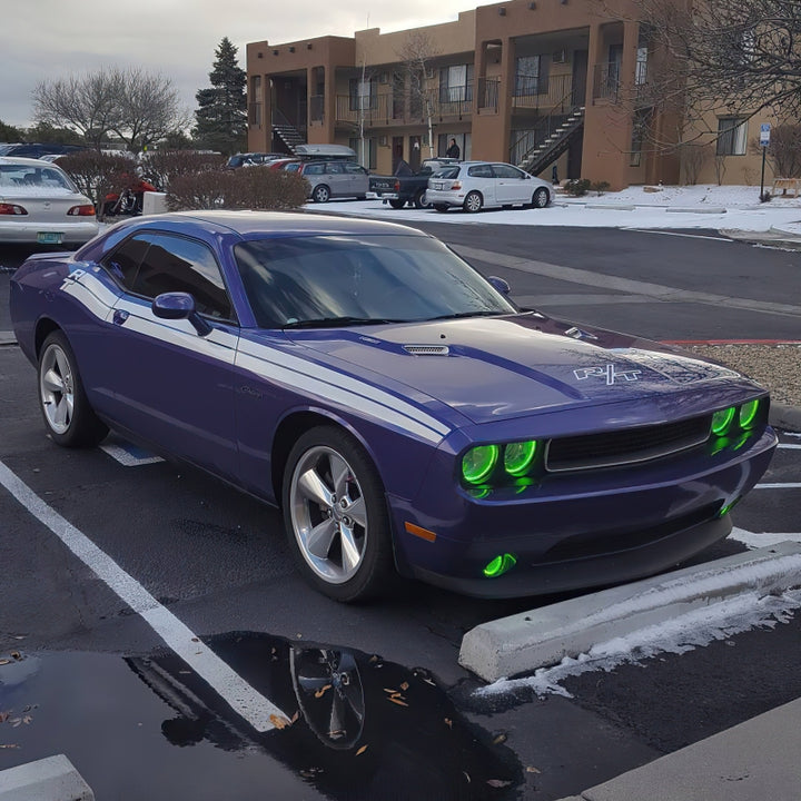 Oracle Dodge Challenger 08-14 Halo Kit (ProjectorHL) - ColorSHIFT w/ 2.0 Controller