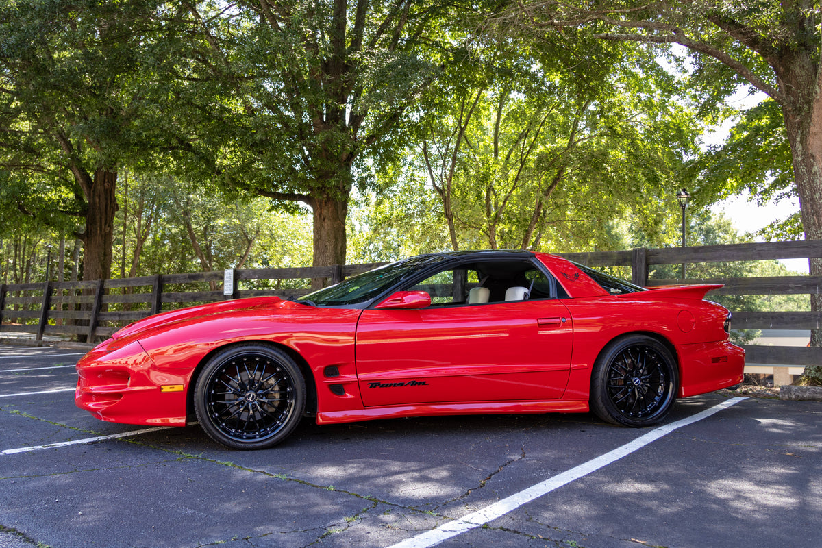 Red trans am 19" wheels lowered turbo twin turbo lsx