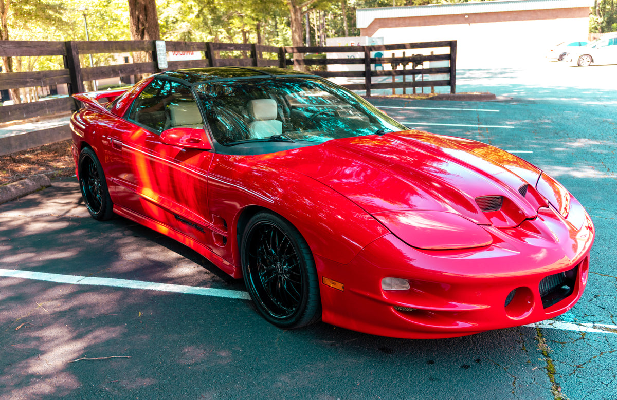 Red trans am 19" wheels lowered turbo twin turbo lsx