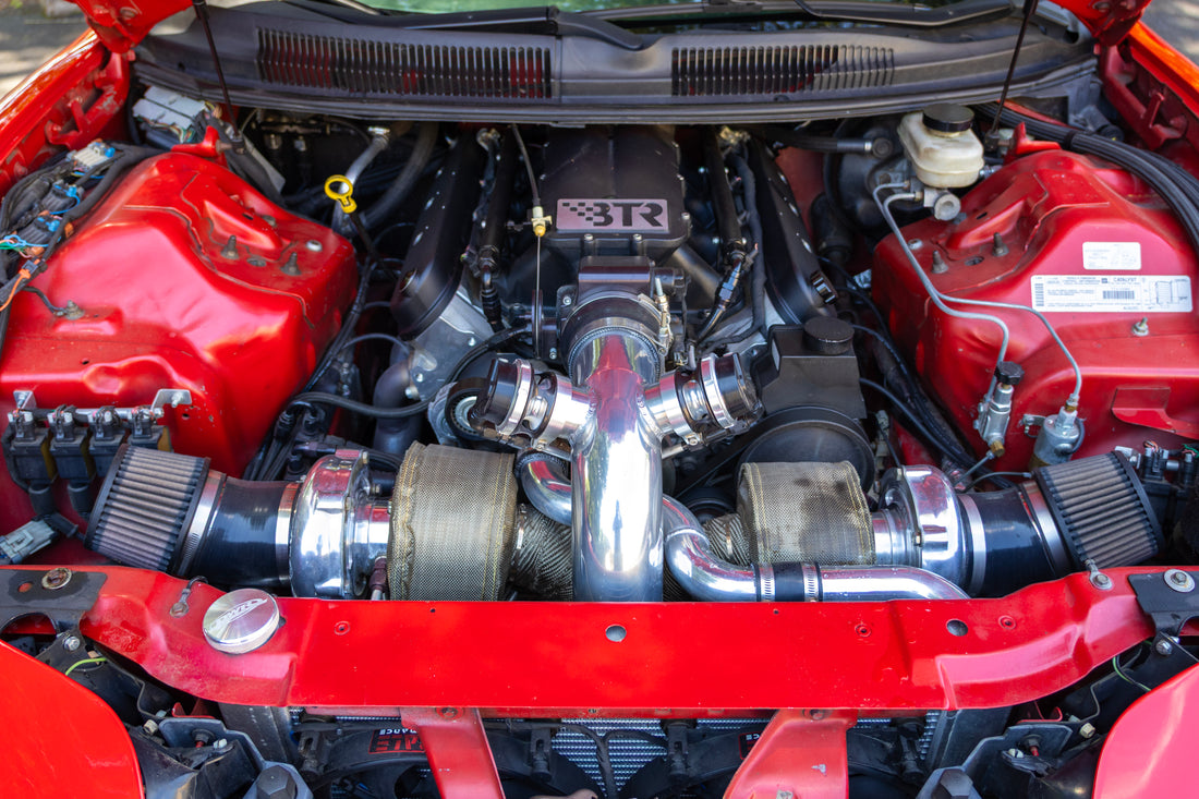 trans am lsx twin turbo huron speed btr intake 
