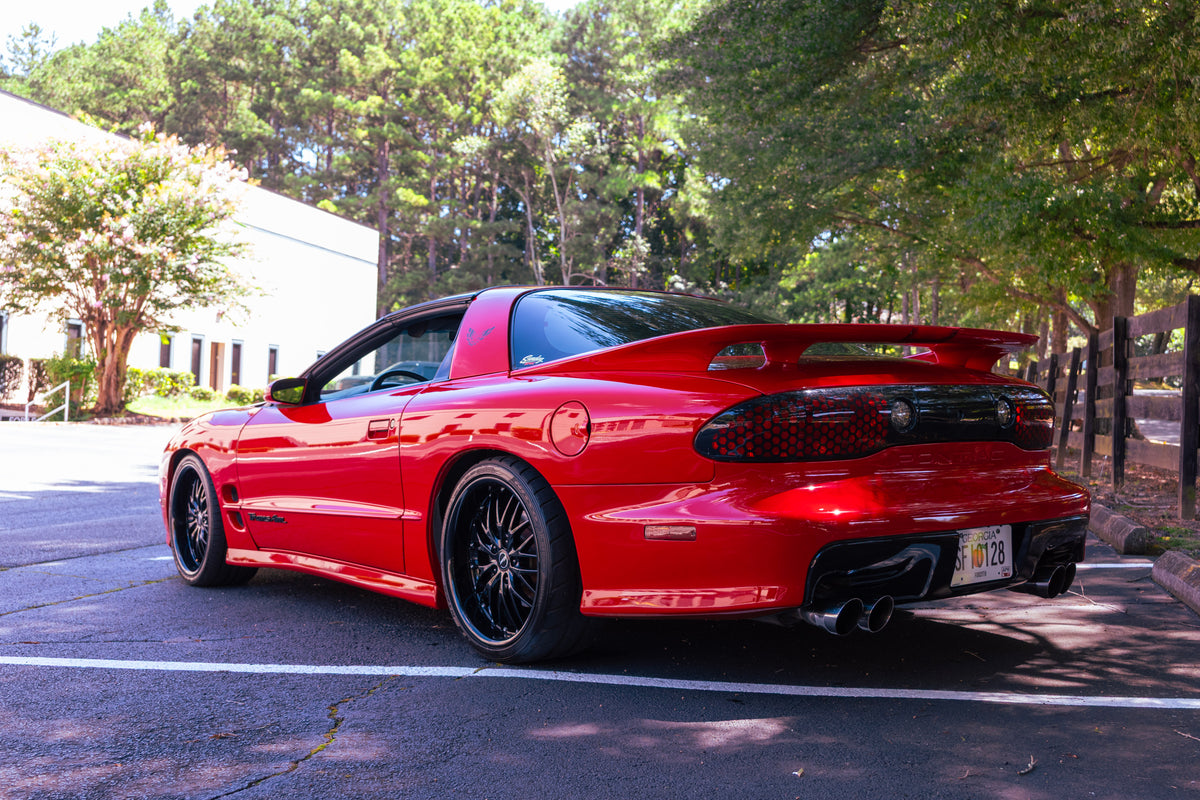 Red trans am 19" wheels lowered turbo twin turbo lsx